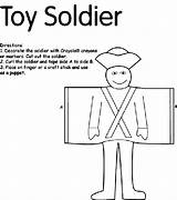 Coloring Soldier Toy Pages Crayola sketch template