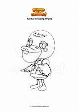 Coloriage Phyllis sketch template