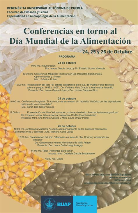 Día Mundial De La Alimentación Benemérita Universidad Autónoma De Puebla