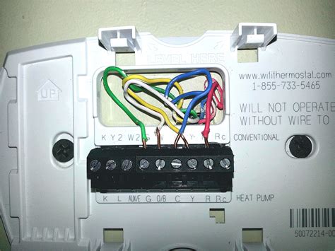 wiring diagram  honeywell wifi thermostat  mia wired
