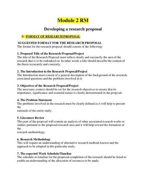 research proposal project  research project proposal examples