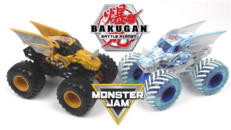 dragonoid ice aurelus version unboxing review bakugan monster jam