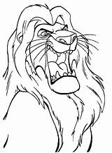 Lion King Coloring Mufasa Pages Angry Kovu Drawing Color Scar Kids Disney Print Great Coloriage Sheets Printable Roi Getcolorings Cartoon sketch template