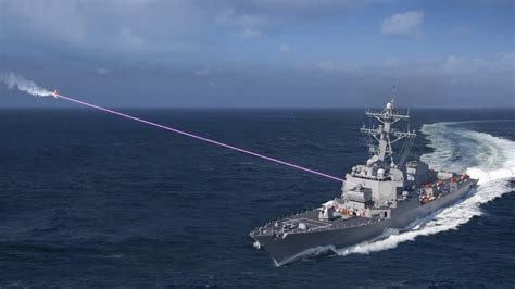 navy deploys   anti drone laser system   warship