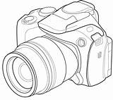 Camera Drawing Dslr Digital Slr Tech Nikon Line Deviantart Drawings Sketch Clipart Template Lsr Coloring Sketches Wip Paintingvalley Google sketch template
