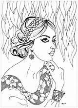 Colorare Adulti Coloriage Adultes Adultos Adulte Antistress Justcolor Malbuch Erwachsene Coloriages Dentelle Thérapie sketch template