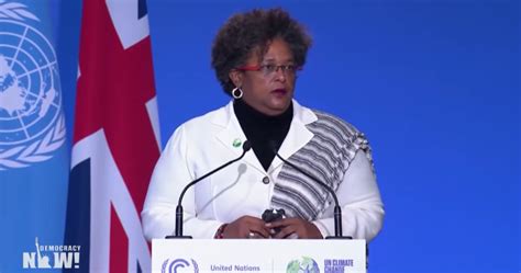 Barbados Prime Minister Mia Mottley 2 Degrees Of Global Warming Is