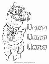 Llama Natashalh Ridiculously sketch template