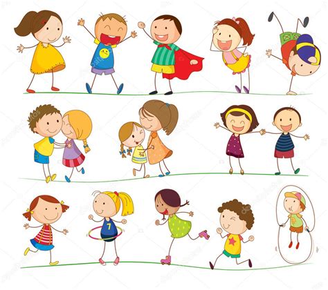 simple kids stock vector image  cinteractimages