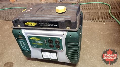 yardworks  watt portable generator