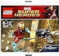 amazoncom lego super heroes marvel iron man  fighting drone polybag  toys games