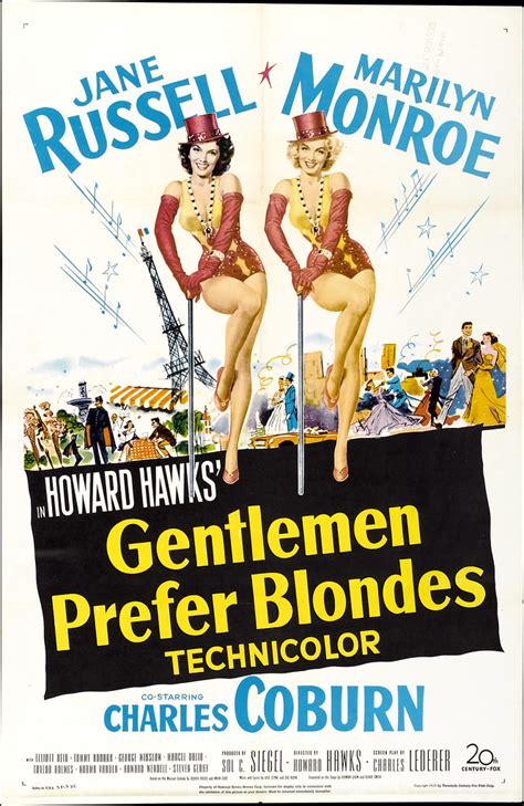 gentlemen prefer blondes movie poster gentlemen prefer blo… flickr