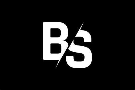 monogram bs logo graphic  greenlines studios creative fabrica
