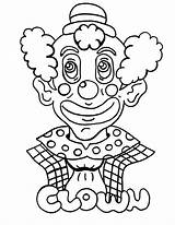 Clown Coloring Pages Printable Kids sketch template