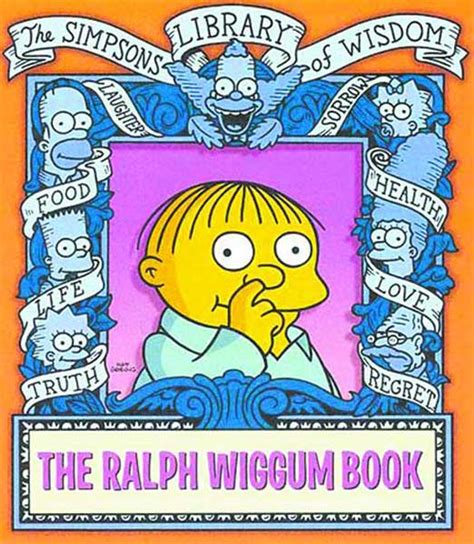 Simpsons Library Of Wisdom Ralph Wiggum Book Hc