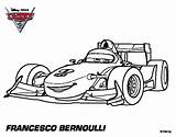 Cars Coloring Francesco Pages Colorear Bernoulli Template sketch template