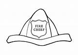 Fire Helmet Template Coloring Pages Templates sketch template