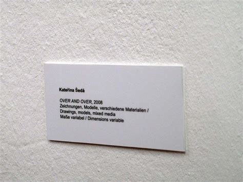 art gallery labels template