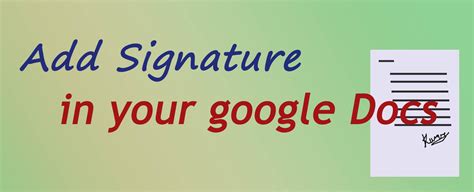 add signature   document  learning hub
