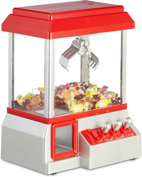 bolcom relaxdays grijpmachine snoep candy grabber kinderen kermis snoepmachine met