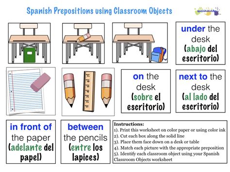 spanish prepositions spanishkiddos