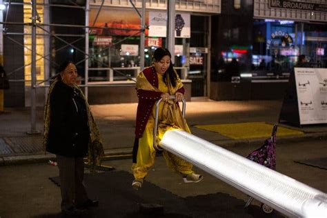 there are glowing seesaws in midtown and new yorkers are losing it