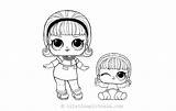 Lol Sisters Lil Coloring Pages Dolls Colorat Fise Drawings sketch template