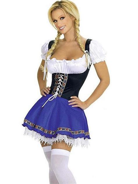 Plus Size Ladies Beer Maid Wench Costume Oktoberfest Gretchen German