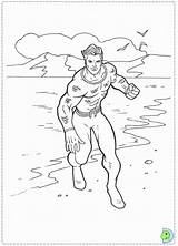 Coloring Aquaman sketch template