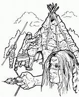 Indian Coloring Pages Indianer Adult Native Ausmalbilder Aboriginal Adults Nations First Colouring American Pow Wow Indians Work Printable Americans Metis sketch template