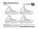 Hyperdunk Kicksart Smaller Colorways Longer sketch template