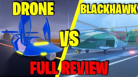 drone  black hawk full review roblox jailbreak youtube
