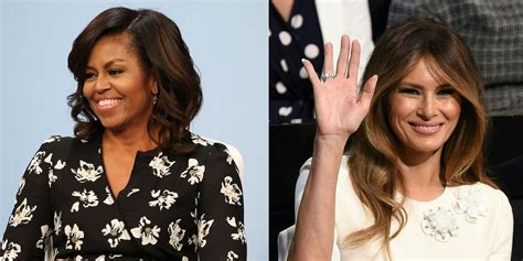 First Lady Michelle Obama Meets For Tea With Melania Trump