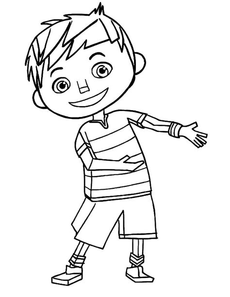 lovely kira  zack  quack coloring page  printable coloring