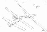 Glider Drawing Getdrawings sketch template