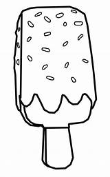 Popsicle Cream Colouring Popsicles Drawing Lollipops Pops sketch template