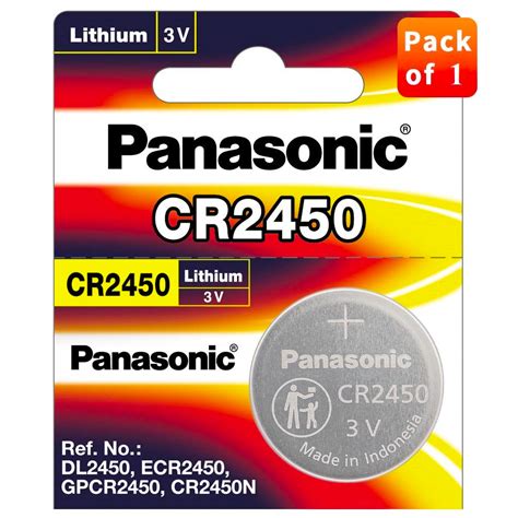 panasonic cr battery pc  cr  cr  coin button cell batteries  volts lithium