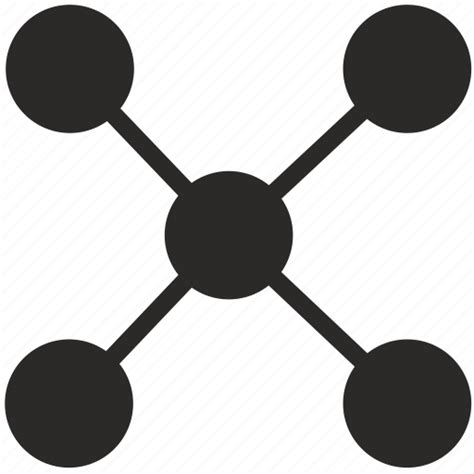 cable hub nodes usb icon
