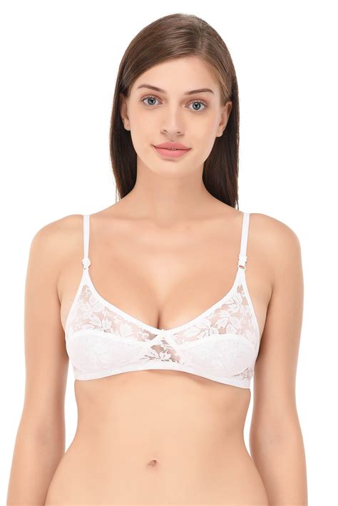 buy lizaray cotton bralette white online at best prices in india