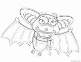 Coloring Bat Use Coloring4free Related Posts sketch template