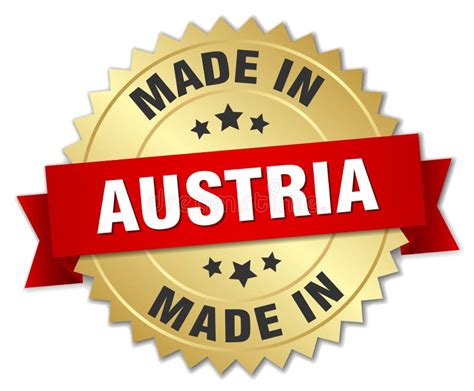 austria  seal stock vector illustration  badge