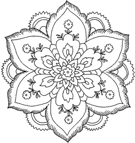 beautiful coloring pages  adults   print nature flower