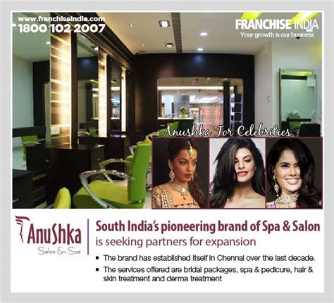 anushka salon  spa south indias pioneering brand  spa salon