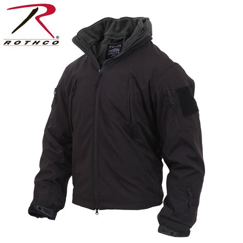 fine jacket  rothco    spec ops soft shell jacket wremovable fleece liner black