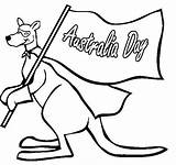 Austraila Raskrasil Kangaroo sketch template
