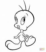 Coloring Pages Tweety Printable Color Sea Under Supercoloring Online Drawing sketch template