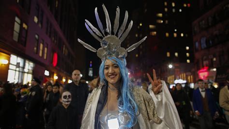 New Yorkers Attend Halloween Parade After Attack In Lower Manhattan