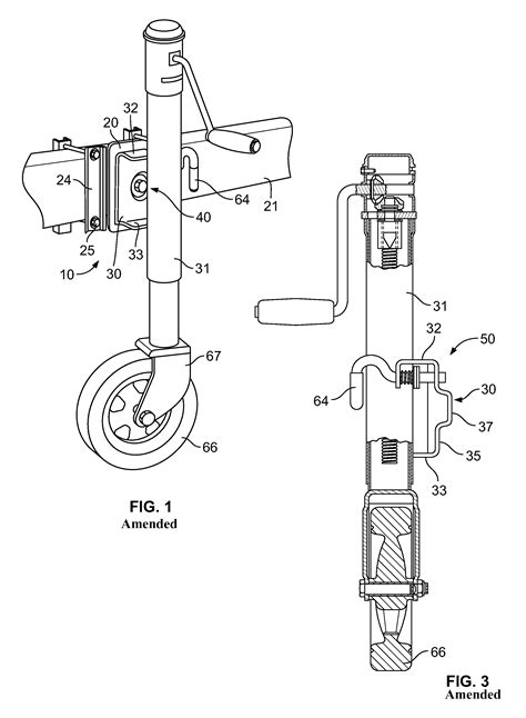 patent usre swivel jack assembly google patents
