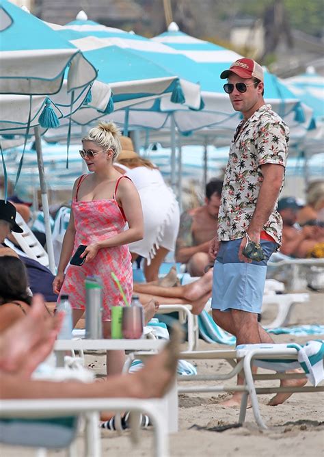 Ariel Winter Wears Tie Dye Bikini During Beach Date With Luke Benward