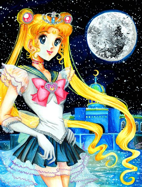 princess sailor moon  artsyvana  deviantart